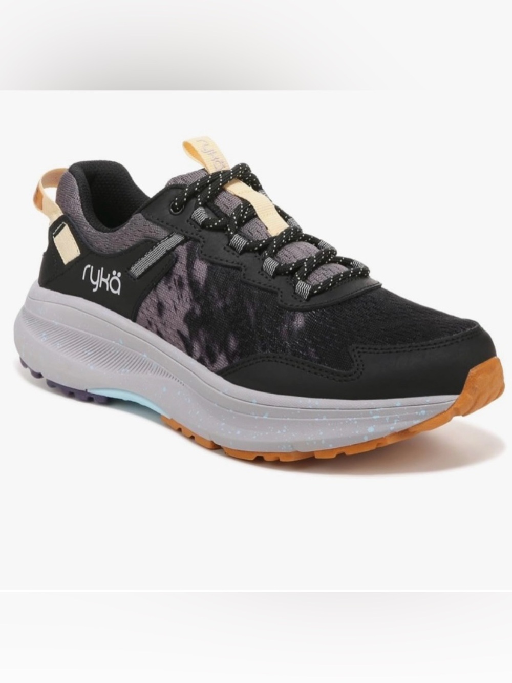 Ryka Taiga Trail Black Hiking Sneakers Shoes Women’s Size 7 Performance Rubber